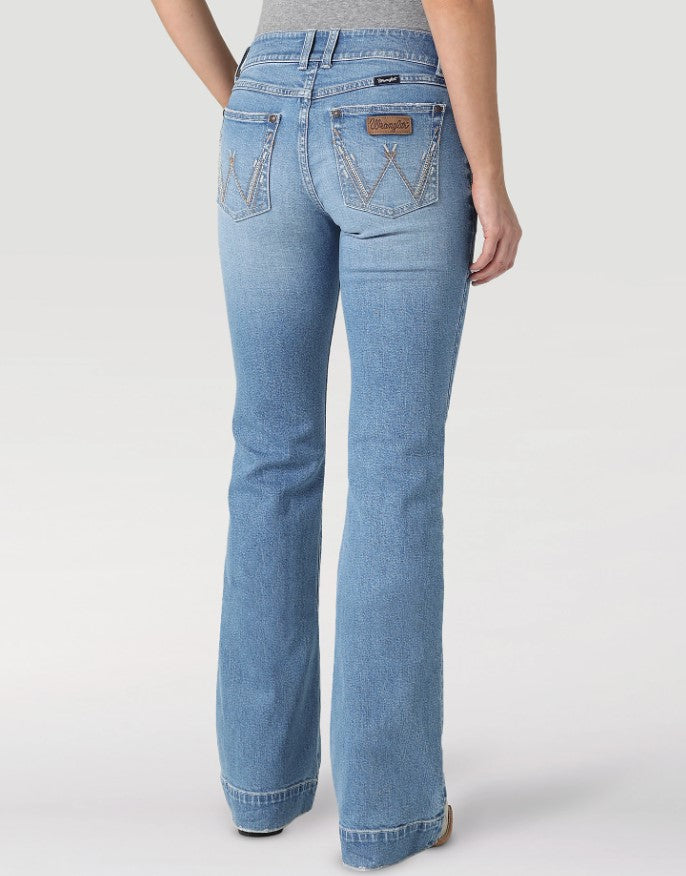 Wrangler retro mae 2025 wide leg jean