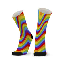 Load image into Gallery viewer, RED FOX SOCKS OVER THE RAINBOW
