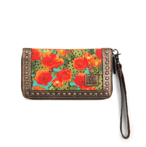 ARIAT CLUTCH WALLET - PRICKLY PEAR CACTUS