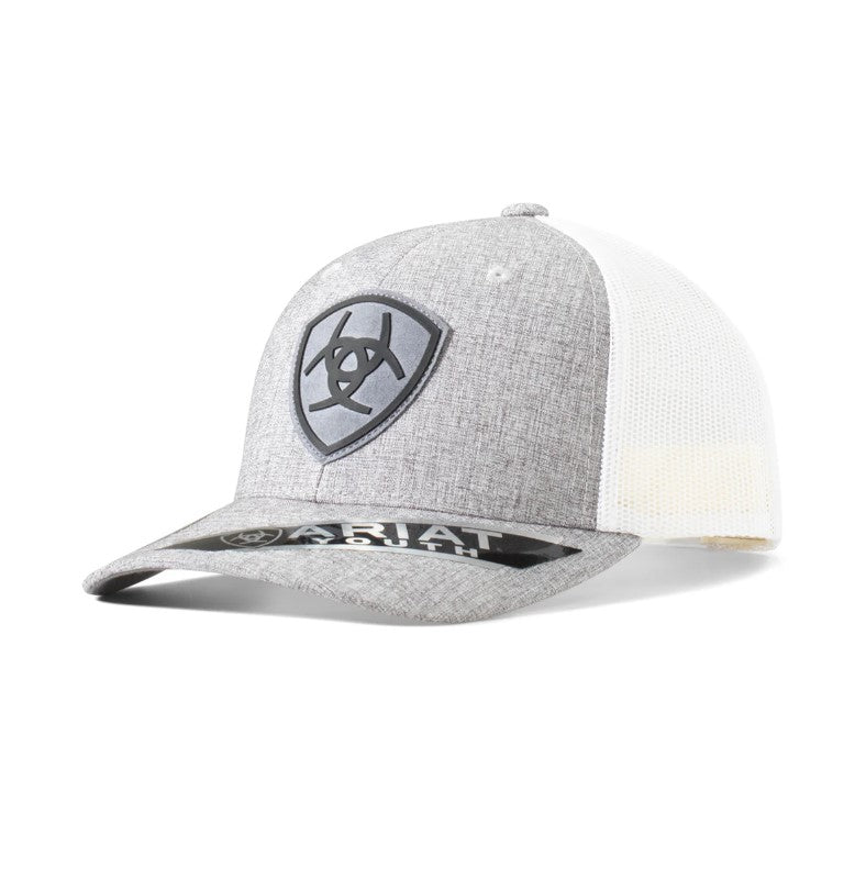 ARIAT KIDS SEMI CURVED BILL LOGO CAP