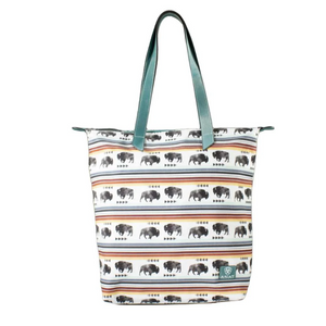 ARIAT TOTE BAG - BUFFALO PRINT