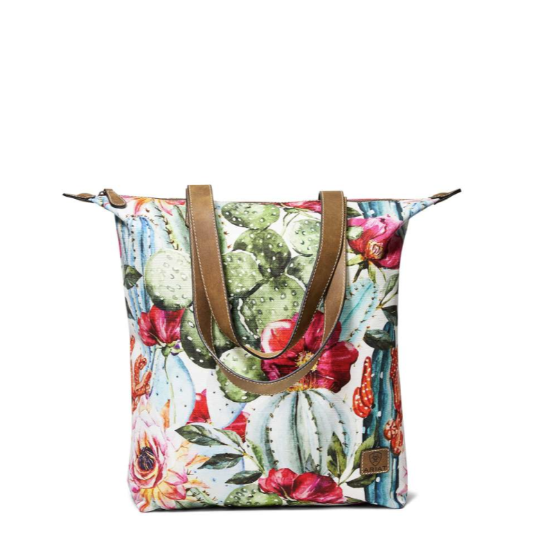 ARIAT TOTE BAG - PRICKLY PEAR CACTUS