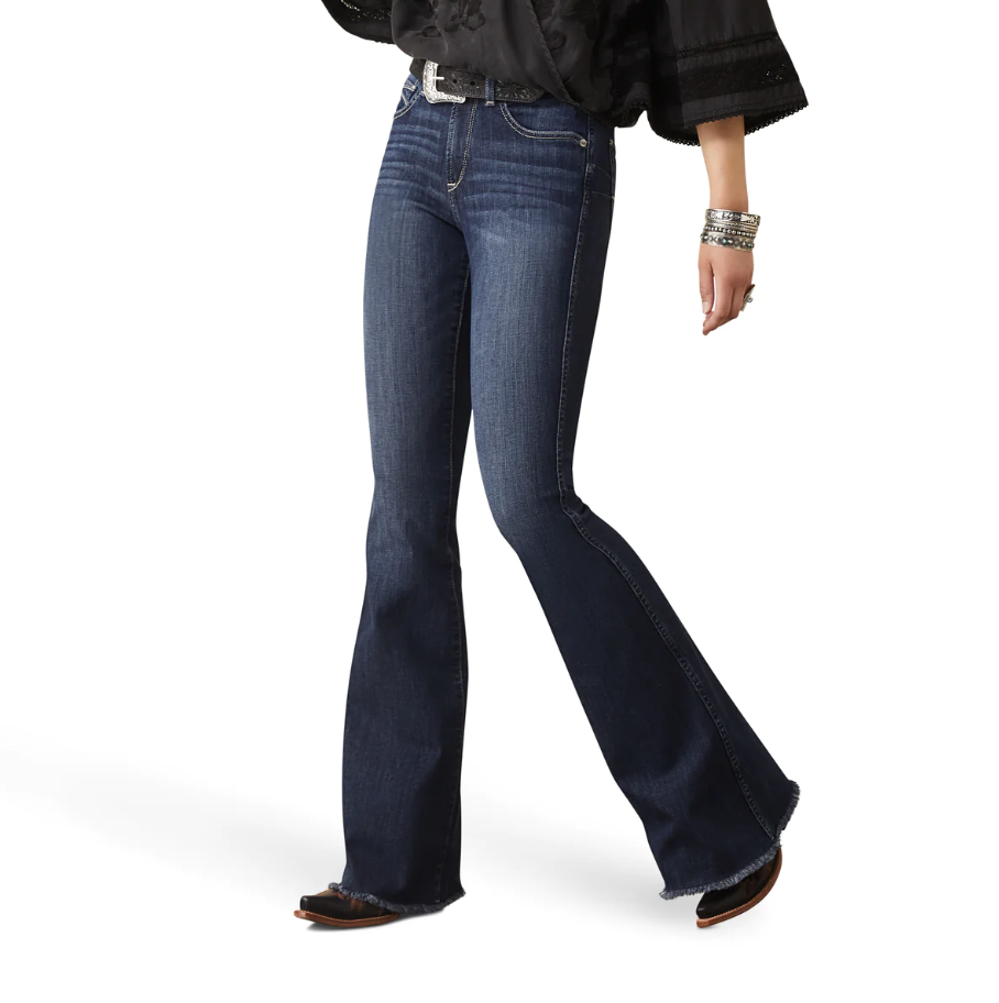 ARIAT WOMENS R.E.A.L RAEGAN HIGH RISE FLARE JEAN