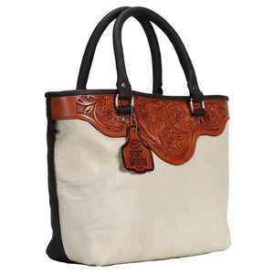 FORT WORTH COWHIDE HANDBAG