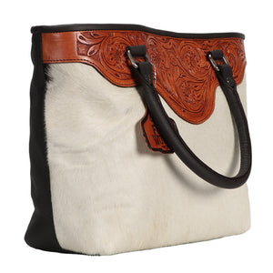 FORT WORTH COWHIDE HANDBAG