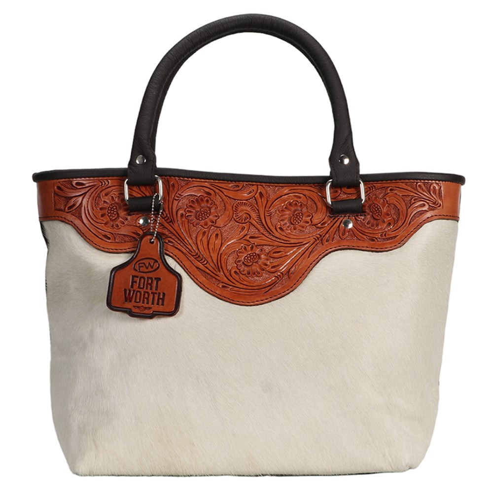 FORT WORTH COWHIDE HANDBAG