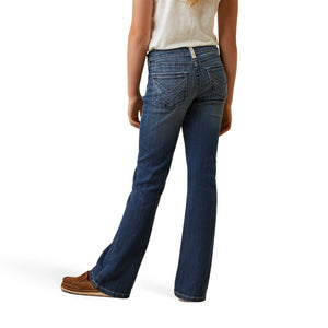 ARIAT GIRLS REAL BOOT CUT CLOVER JEANS