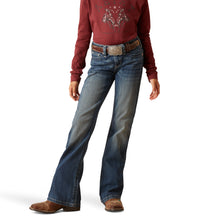 Load image into Gallery viewer, ARIAT GIRLS REAL BOOT CUT CLOVER JEANS
