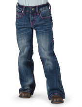 Load image into Gallery viewer, COWGIRL TUFF GIRLS PINK ARROWS JEANS
