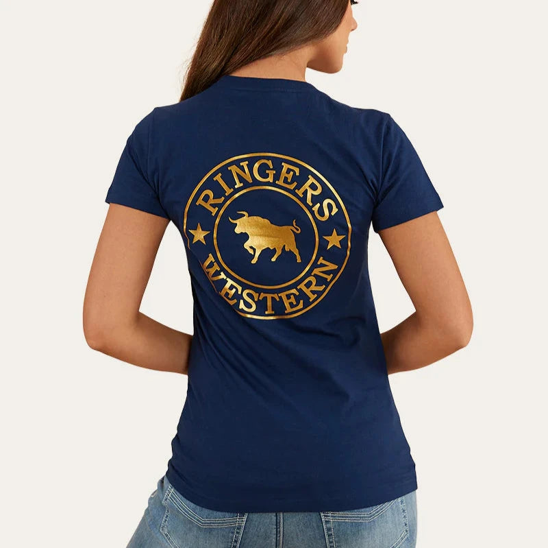 RINGERS WESTERN SIGNATURE BULL WOMENS CLASSIC FIT T-SHIRT