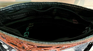 SMOOTH LIKE CACTUS - GEORGIA - HAIR ON HIDE CROSSBODY BAG