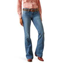 Load image into Gallery viewer, ARIAT WOMENS MID RISE LEILA TROUSER JEANS
