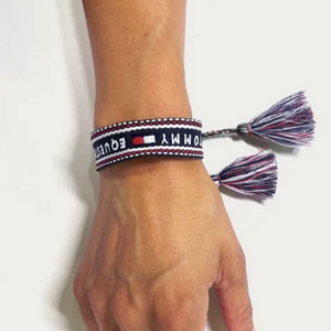 TOMMY HILFIGER EQUESTRIAN WOVEN BRACELET