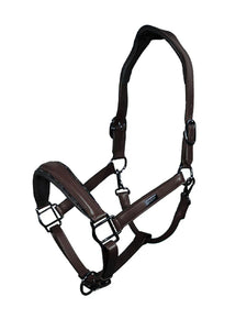 EQUESTRIAN STOCKHOLM GLIMMER ANATOMIC LEATHER HALTER