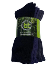 Load image into Gallery viewer, BAMBOO SOCKS 3-YARN 3-PACK WORK SOCKS
