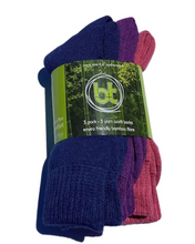 Load image into Gallery viewer, BAMBOO SOCKS 3-YARN 3-PACK WORK SOCKS
