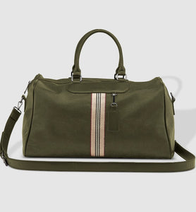 LOUENHIDE TAYLOR STRIPE WEEKENDER TRAVEL BAG