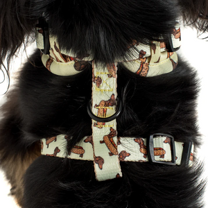 PABLO & CO WIENER DOGS ADJUSTABLE HARNESS