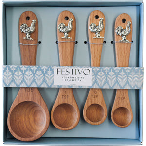 ROOSTER MEASURING SPOON SET