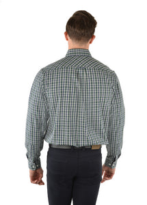 THOMAS COOK MENS THOMPSON CHECK 2-POCKET LONG SLEEVE SHIRT