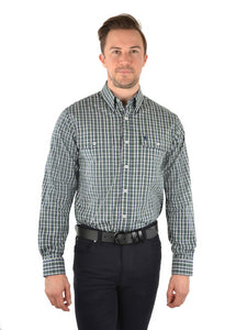 THOMAS COOK MENS THOMPSON CHECK 2-POCKET LONG SLEEVE SHIRT